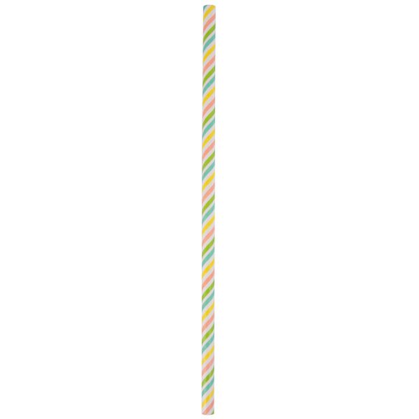 Rainbow Regular Paper Straw 2500/Carton