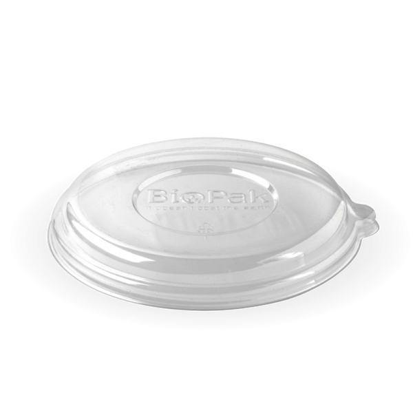 Clear PET Sugarcane Bowl Lids 400/Carton