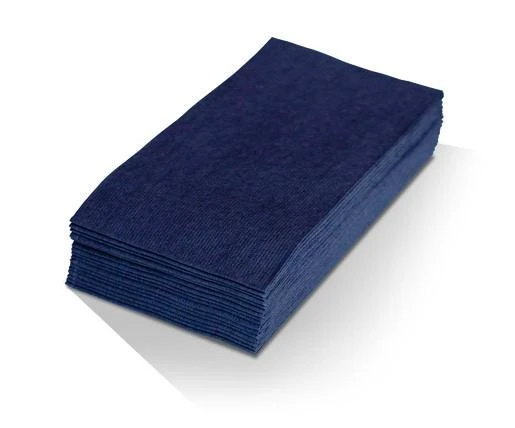 Quilted Black 2Ply Dinner Napkins 1/8 GT Fold 1000/Carton