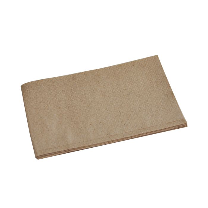 Brown Recycled 1ply Dispenser Napkin 1/6 Fold 5000/Carton