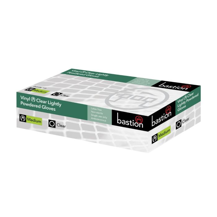Medium Vinyl Glove Low Powder Clear