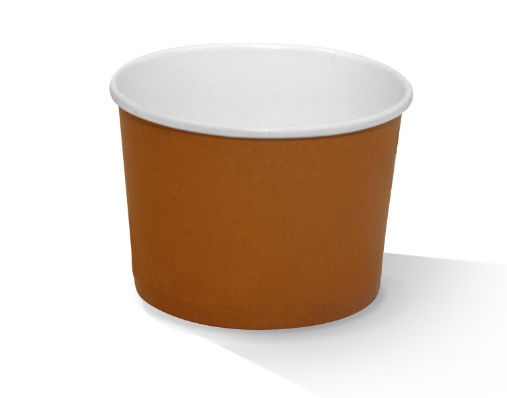 16oz PLA Coated Brown Paper Bowl 500/Carton