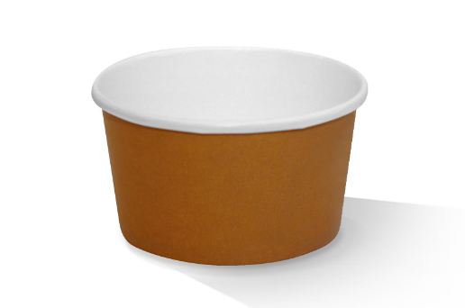12oz PLA Coated Brown Paper Bowl 500/Carton