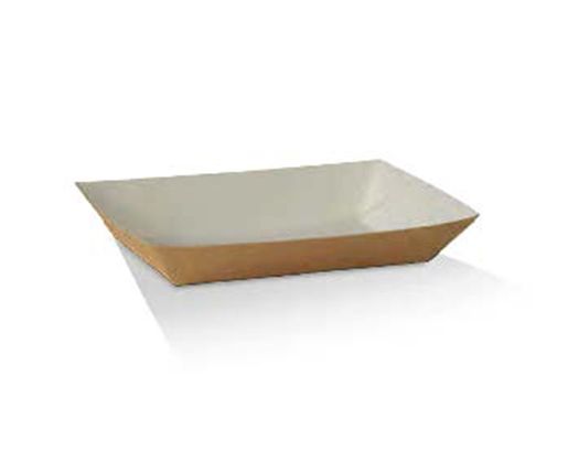 Hot Dog Brown/White Tray 250/Carton
