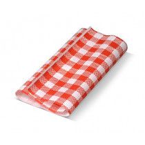 1/4 Cut Red/White Greaseproof Paper 200/Pack