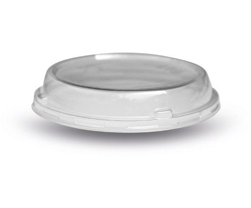 Clear PLA Dome Lid No-Hole 500/Carton