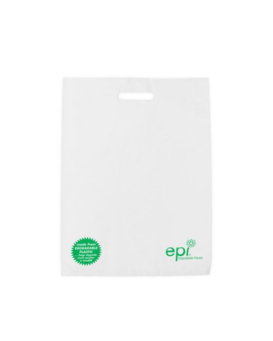 EPI 100% Frosted Plastic Degradable Bags SMALL 1000/Carton