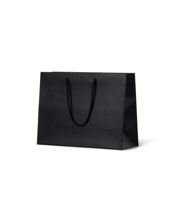 Ruby Black Paper Bag 100/Carton