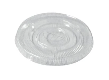 8oz Clear PP Flat Lid 1000/Carton
