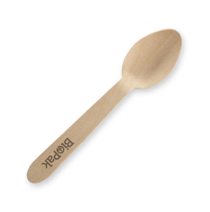 10cm Coated Wooden Teaspoon 2000/Carton