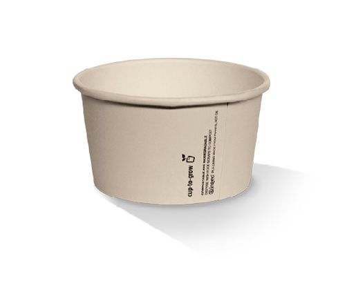 4oz BioPBS Coated Ice Cream Cup 1000/Carton