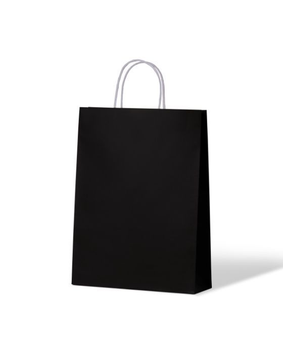 Jet Black Small Paper Bag 250/Carton