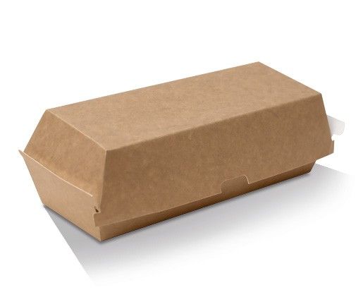 Cardboard Hot Dog Box Brown 400/Carton