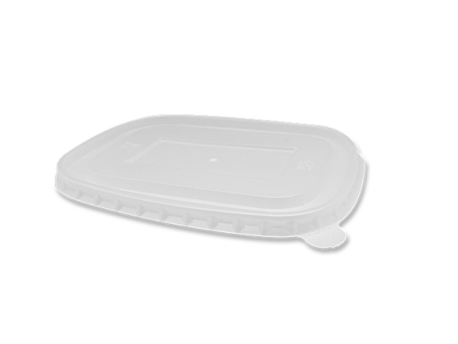 PLA Rectangular Container Lid 300/Carton