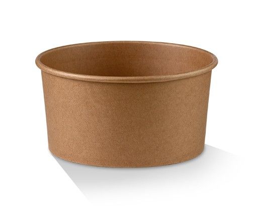 42oz PE Kraft Salad Bowls 300/Carton