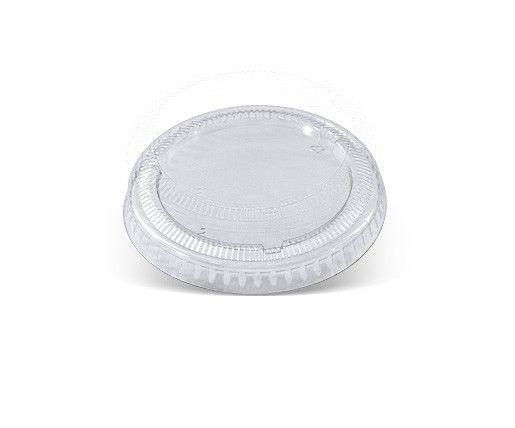 2oz PET Flat Lid No-Hole 2000/Carton