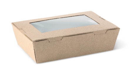 Small Window Lunch Box Brown 200/Carton