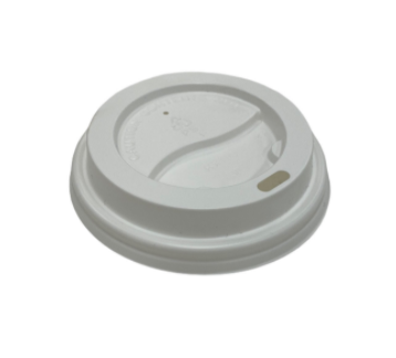 8*/12/16oz Plastic Lid White 1000/Carton