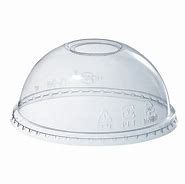 98mm Clear PET Dome Lid Die-Cut Hole 1000/Carton