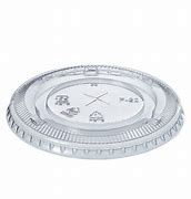 92mm Clear PET Flat Lid X-Slot 1000/Carton