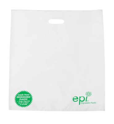 EPI 100% Frosted Plastic Degradable Bags EXTRA LARGE 500/Carton