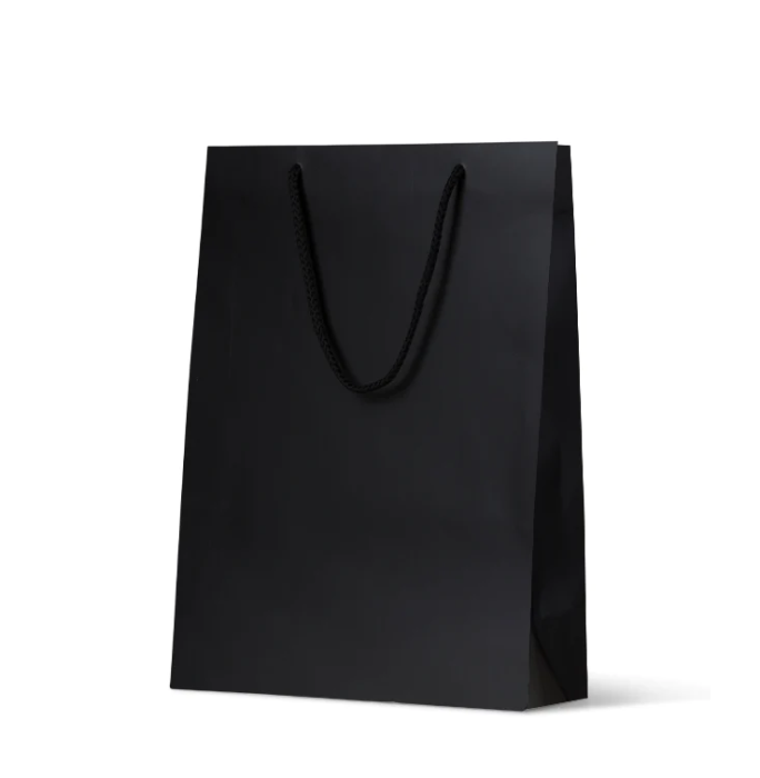 Michelle Black Paper Bag 100/Carton