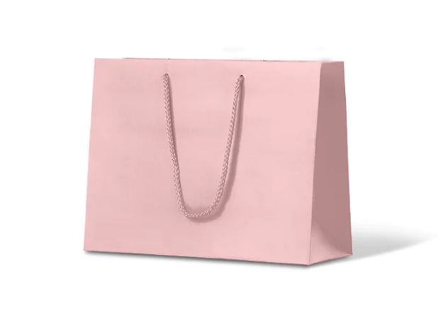 Ruby Pastel Pink Paper Bag 100/Carton