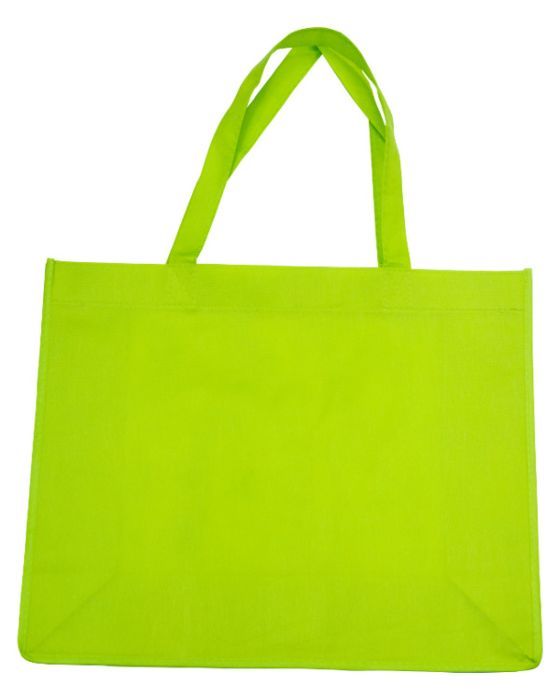 Large Reusable Non-Woven Bag Loud Lime 100/Carton