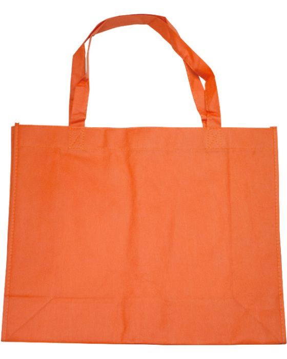 Large Reusable Non-Woven Bag Citrus Orange 100/Carton