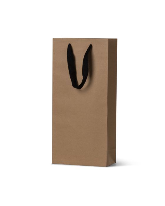 Deluxe Kraft Double Wine Bottle Bag 100/Carton