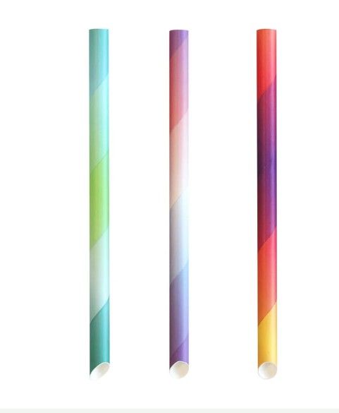 Multi-Colour Bubble Tea Paper Straw 1000/Carton