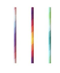 Multi-Colour  Super Smoothie Paper Straw 1000/Carton