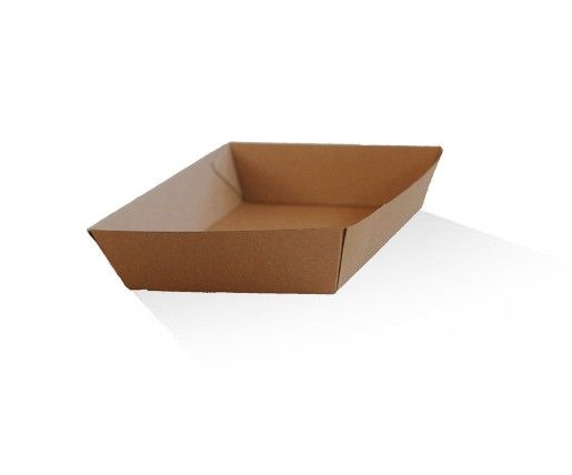 #3 Medium Corrugated Tray Brown 250/Carton