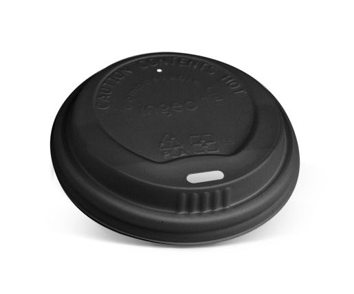 8oz PLA Lid Black 1000/Carton