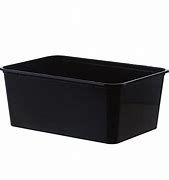 1000ml Black Rectangular Container 500/Carton
