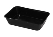 500ml Black Rectangular Container 500/Carton