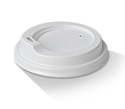 8oz Plastic Spout Lid White 1000/Carton