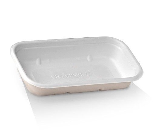 700ml Rectangular Container White 400/Carton