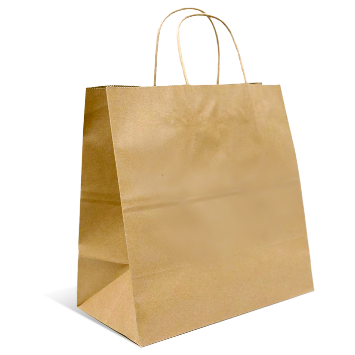 Recycled Brown Paper Takeaway Bag 250/Carton