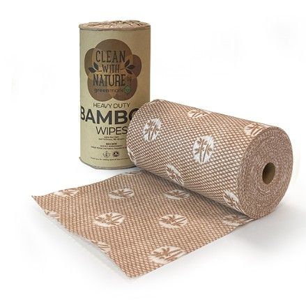 Brown Bamboo Cloth Wipes 1/Roll
