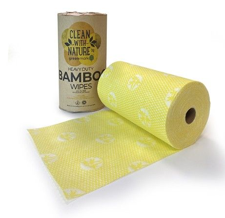Yellow Bamboo Cloth Wipes 1/Roll
