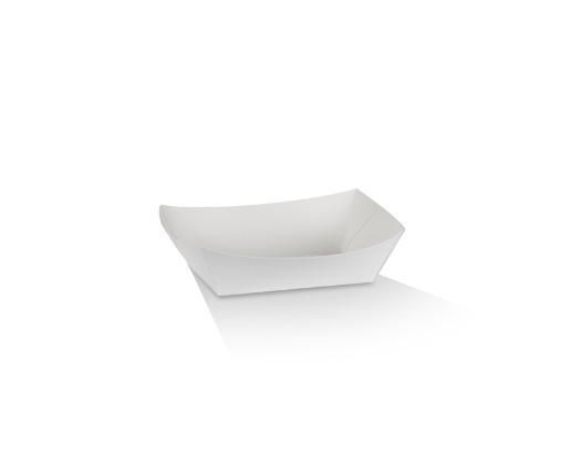 #1 Extra Small White Tray 1000/Carton