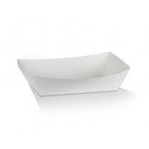 #4 Large White Tray 400/Carton