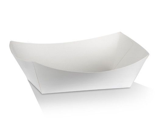 #5 Extra Large White Tray 200/Carton
