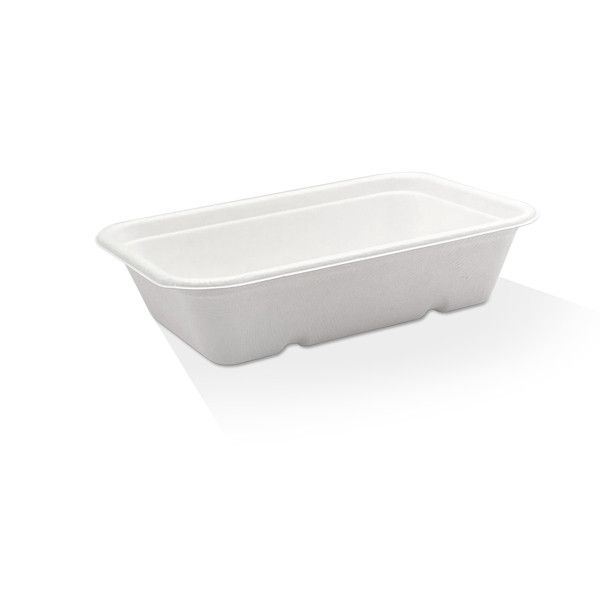 500ml Rectangular Container White 500/Carton