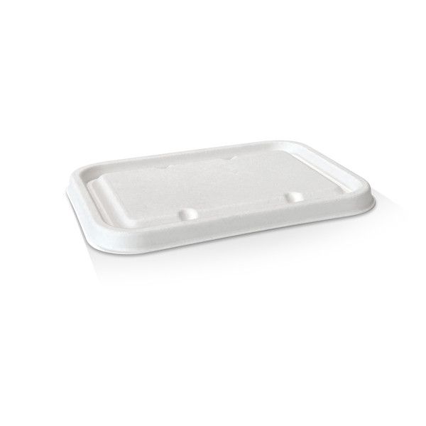 Rectangular Container Lid White 500/Carton