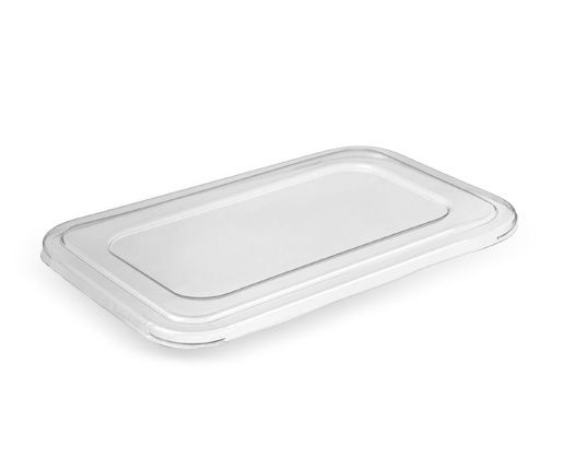 4 Compartment Tray Clear PET Lid 300/Carton