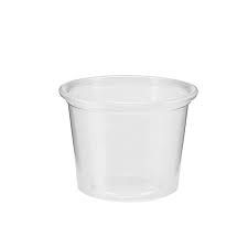 1oz Clear Sauce Container 5000/Carton
