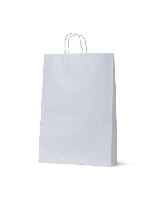 White Kraft Bag Medium 250/Carton