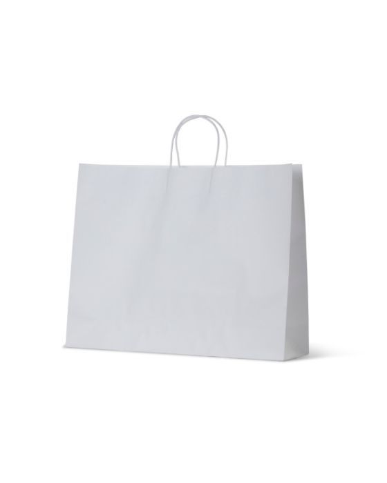 White Kraft Bag Large Boutique 250/Carton